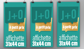 Affichette 31 x 44 cm